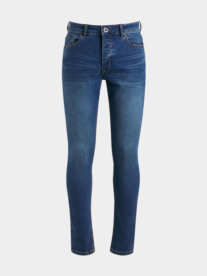 Redbat Men's Medium Wash Super Skinny Jeans