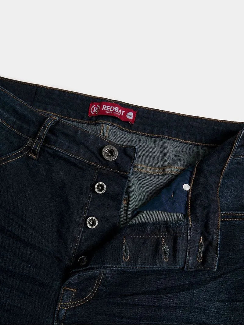 Redbat Men's Dark Wash Super Skinny Jeans