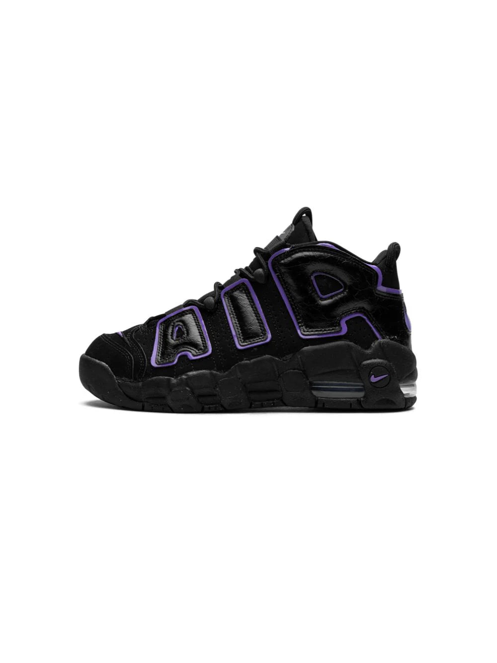 Nike Air Uptempo "Black/ Purple-Black" - Kids