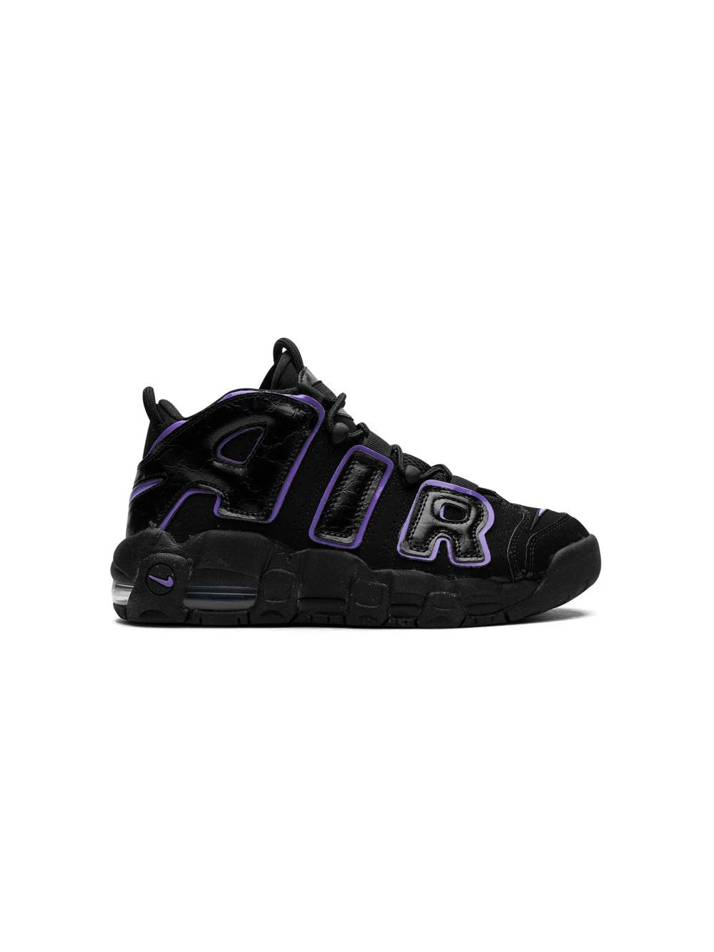 Nike Air Uptempo "Black/ Purple-Black" - Kids
