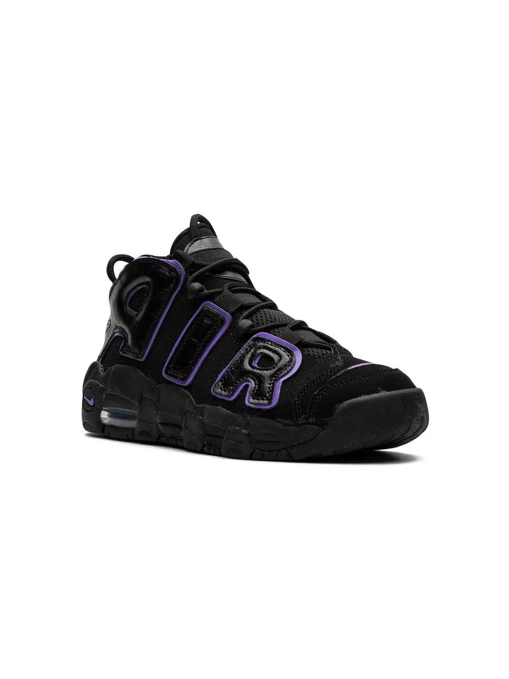 Nike Air Uptempo "Black/ Purple-Black" - Kids