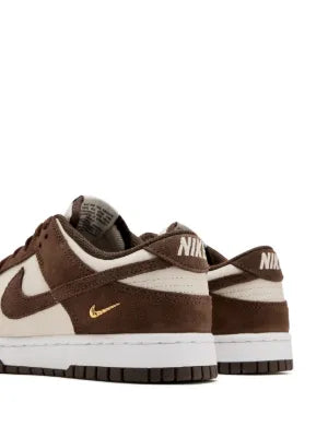Nike Dunk Low suede-panelled sneakers - Brown