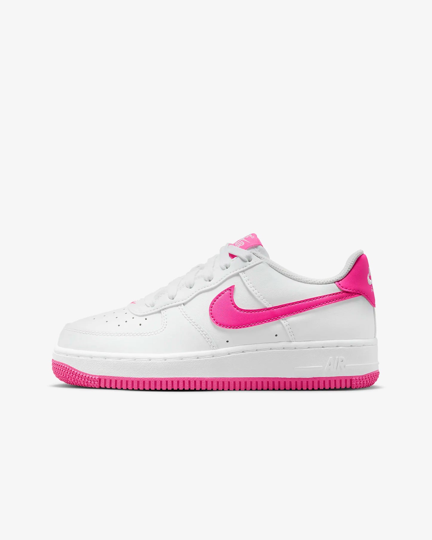 Nike Air Force 1 Low '07 "White/Fuschia" - Kids