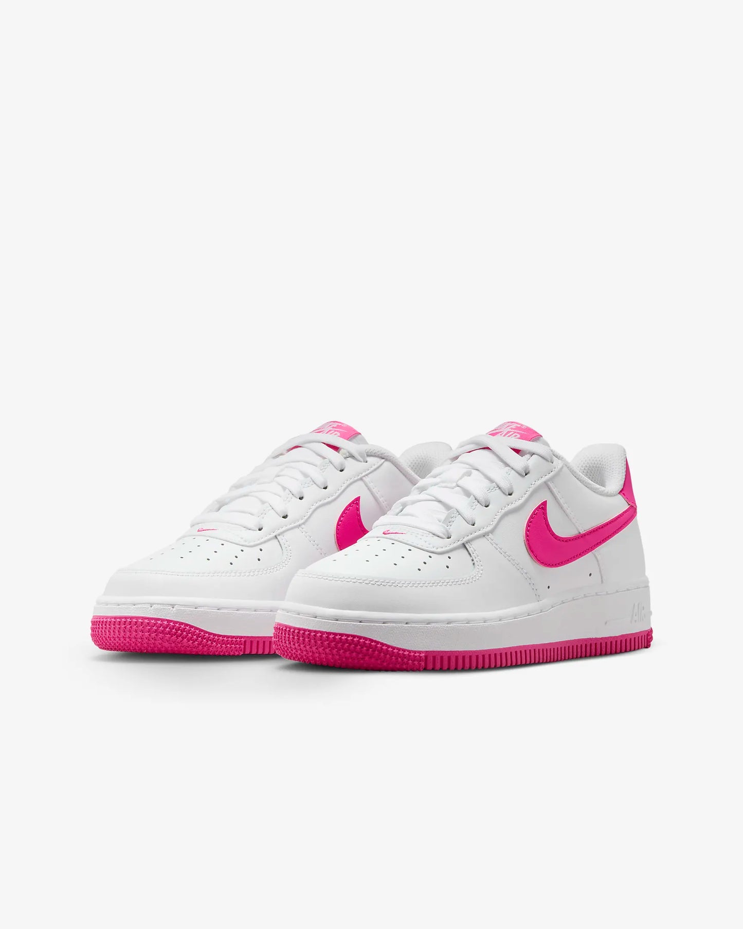 Nike Air Force 1 Low '07 "White/Fuschia" - Kids