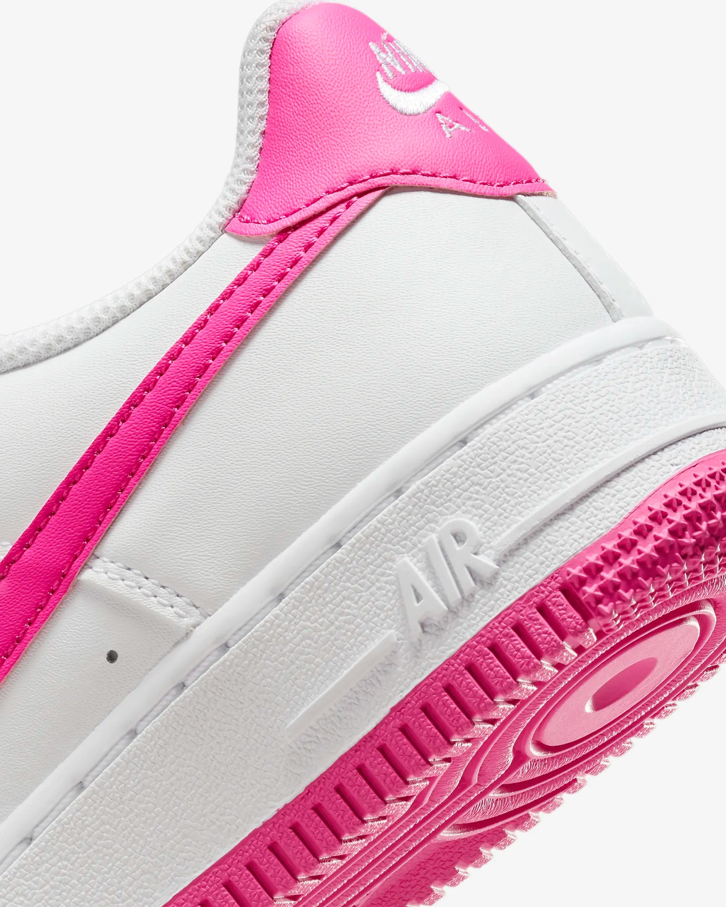 Nike Air Force 1 Low '07 "White/Fuschia" - Kids