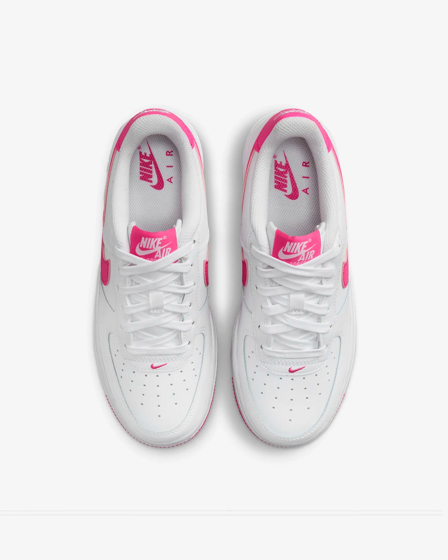 Nike Air Force 1 Low '07 "White/Fuschia" - Kids