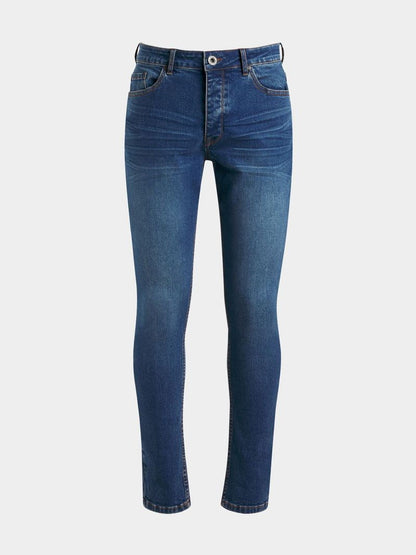 Redbat Men's Medium Wash Super Skinny Jeans