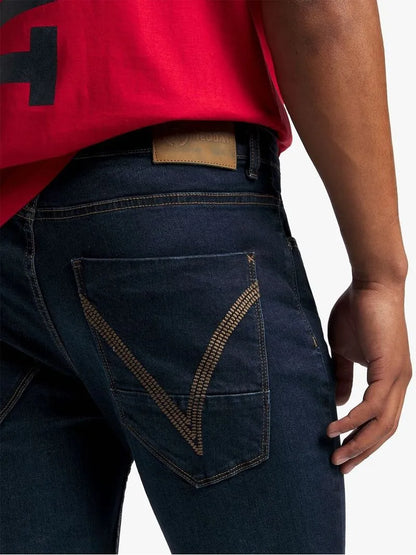 Redbat Men's Dark Wash Super Skinny Jeans