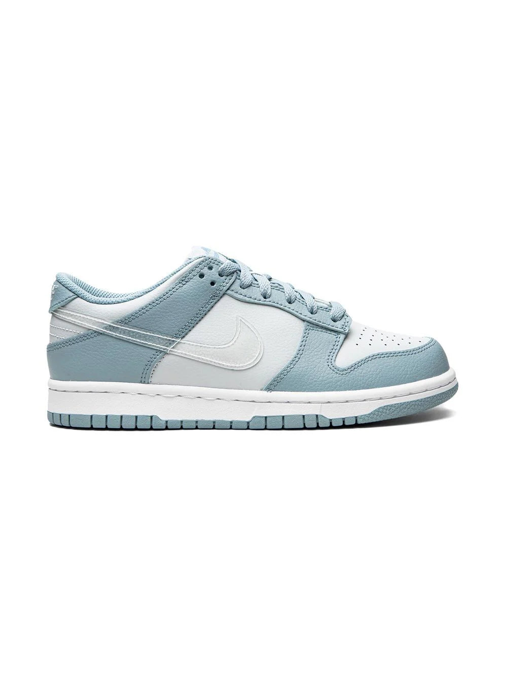 Nike Kids Nike Dunk Low "Clear Swoosh/Blue"