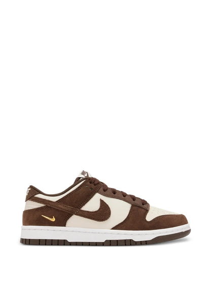 Nike Dunk Low suede-panelled sneakers - Brown