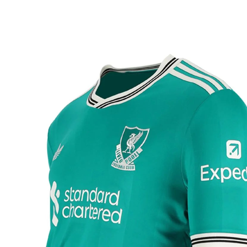 Adidas Performance Liverpool FC 25/26 Third Jersey Mens Sea Green
