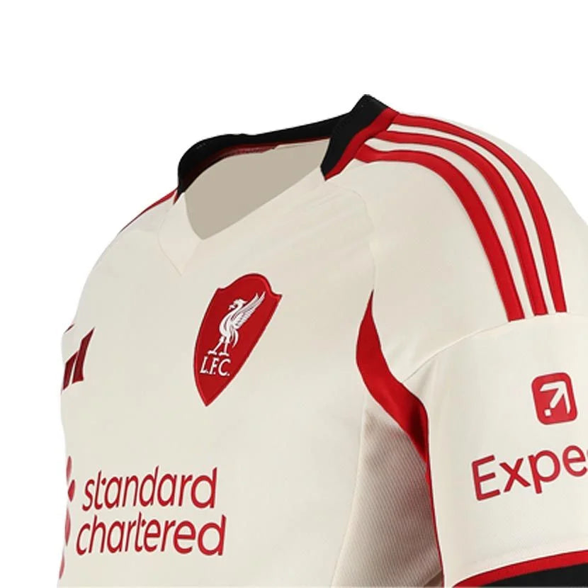 Adidas Performance Liverpool 25/26 Away Jersey Mens Cloud White