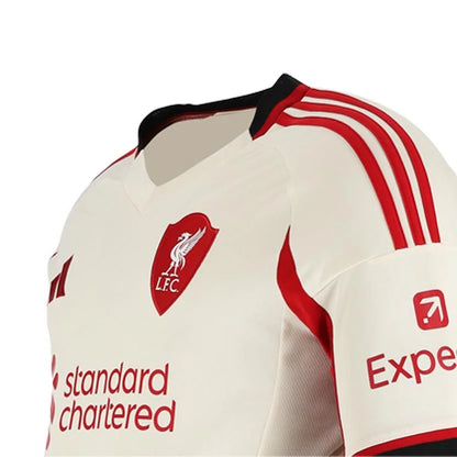 Adidas Performance Liverpool 25/26 Away Jersey Mens Cloud White