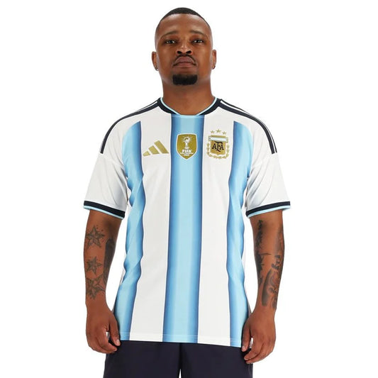 Adidas Performance Argentina 26 Home Jersey Mens White Ice Blue