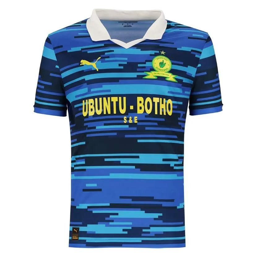 Puma Mamelodi Sundowns Third Jersey Mens Mountain Blue