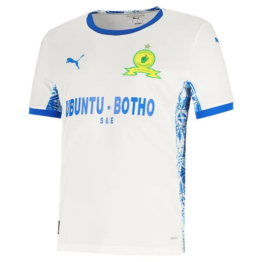 Puma Mamelodi Sundowns 25/26 Away Jersey Mens White/Blue