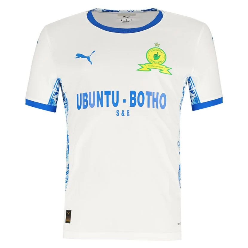 Puma Mamelodi Sundowns 25/26 Away Jersey Mens White/Blue